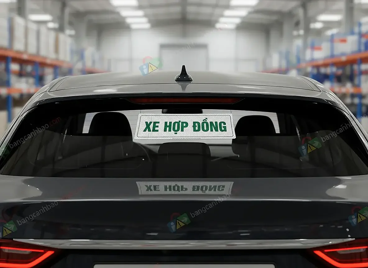 Nhãn Phản Quang 3M – Biển Nhận Diện Xe Chuyên Dụng Bền Đẹp, Siêu Sáng Ban Đêm - 5